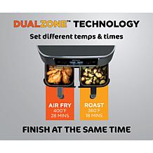 Ninja DZ201 Foodi 6-in 1 2-Basket Air Fryer with DualZone Technology