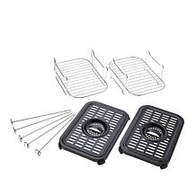 Ninja Foodi 8-Quart  6-in-1 DualZone Air Fryer with Racks & Kebabs