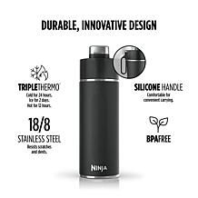 Ninja Thirsti 18oz. Travel Bottle, Black