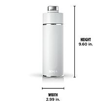Ninja Thirsti 18oz. Travel Bottle, White