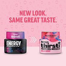 Ninja Thirsti Energy Wild Berry Flavored Water Drops