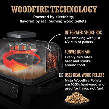 Ninja Woodfire 7-in-1 Outdoor Grill & Smoker with Cover & Griddle