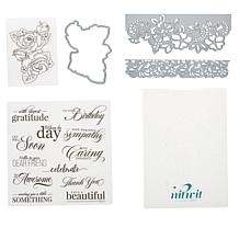 Nitwit Kindly Thoughts Stamps, Dies and Embossing Set