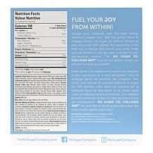 No Sugar Company 24ct Collagen Bar Cookies & Cream Flavor