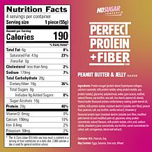 No Sugar Company 6 x 4ct Protein + Fiber PB+J Bars