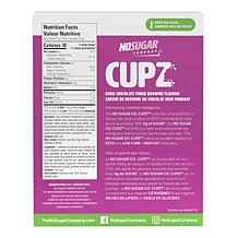 No Sugar Company 60-count Cupz - Peanut Butter & Brownie- AS Ships 2/9