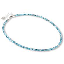 Nomination Italy Sterling Silver Multicolor Stone Mesh Necklace