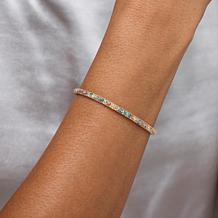Nomination Italy Sterling Silver Multicolor Stone Mesh Bracelet