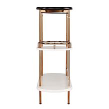 Nondelle Wine/Bar Table with Glassware Storage