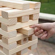 Nontraditional Giant Wooden Blocks Tower Stacking Game by Hey! Play!