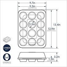 Nordic Ware 12-Cup Muffin Pan with High Dome Lid