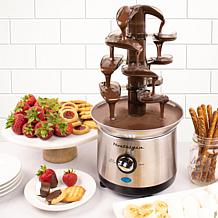 Nostalgia 2lb Stainless Steel Cascading Fondue Fountain 