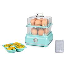 Nostalgia Classic Retro 14-Capacity Egg Cooker - Aqua