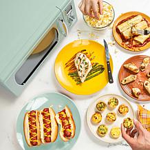 Nostalgia Mid-Century Retro 0.9 Cu. Ft. Microwave - Seafoam Green