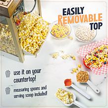 Nostalgia NKPCRTCD8IVY 53" Popcorn Cart