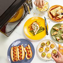 Nostalgia NRMO7BK6A Retro 0.7 CuFt 700-Watt Countertop Microwave Black