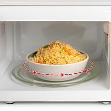 Nostalgia NRMO7RD6A 0.7 CuFt 700-Watt Countertop Microwave, Retro Red
