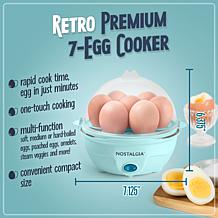 Nostalgia Retro Premium 7-Egg Cooker in Aqua