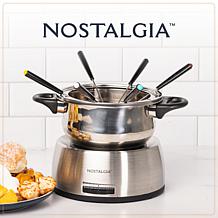 Nostalgia Stainless Steel Electric Fondue Pot