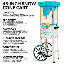 Nostalgia Vintage Collection Snow Cone Cart