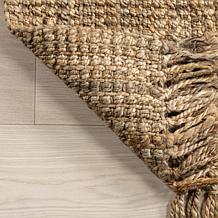 nuLOOM 2' 6" x 6' Daniela Farmhouse Chunky Jute Area Rug