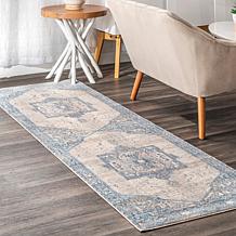 nuLOOM 2' 6" x 6' Harriet Vintage Medallion Fringe Area Rug