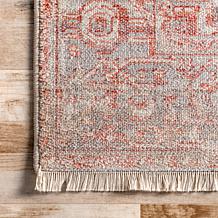 nuLOOM 2' 6" x 6' Harriet Vintage Medallion Fringe Area Rug
