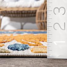 nuLOOM 2' 6" x 8' Monique Floral Indoor/Outdoor Area Rug