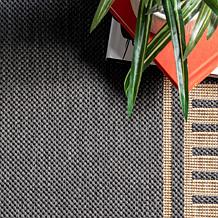 nuLOOM 3' 6" x 5' Asha Simple Border Indoor/Outdoor Area Rug