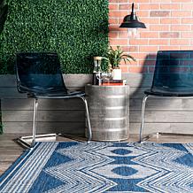 nuLOOM 3' 6" x 5' Ranya Tribal Indoor/Outdoor Area Rug