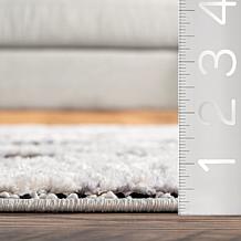 nuLOOM 3' x 5' Ansley Moroccan Lattice Tassel Area Rug