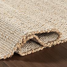 nuLOOM 3' x 5' Elfriede Farmhouse Jute Blend Area Rug