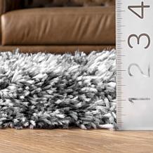 nuLOOM 3' x 5' Gray Kristan Modern Shag Area Rug