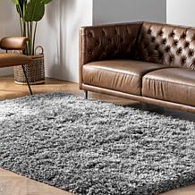 nuLOOM 3' x 5' Gray Kristan Modern Shag Area Rug