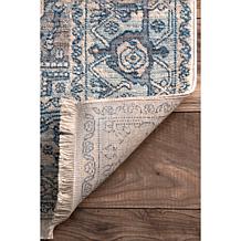 nuLOOM 3' x 5' Harriet Vintage Medallion Fringe Area Rug 