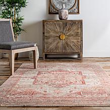 nuLOOM 3' x 5' Harriet Vintage Medallion Fringe Area Rug 