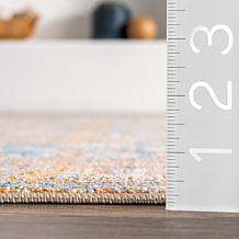 nuLOOM 4' x 6' Harriet Vintage Medallion Fringe Area Rug 