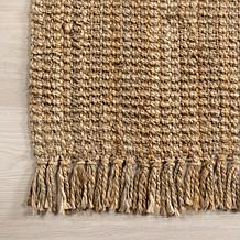 nuLOOM 4' x 6'Daniela Farmhouse Chunky Jute Area Rug