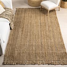 nuLOOM 5' x 7' 6" Daniela Farmhouse Chunky Jute Area Rug 