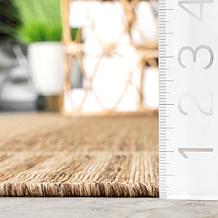 nuLOOM 5' x 8' Asha Simple Border Indoor/Outdoor Area Rug