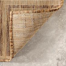 nuLOOM 5' x 8' Asha Simple Border Indoor/Outdoor Area Rug