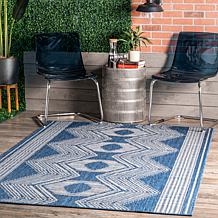 nuLOOM 5' x 8' Ranya Tribal Indoor/Outdoor Area Rug