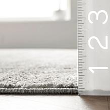 nuLOOM 6' 7" x 9' Grey Deedra Modern Abstract Area Rug