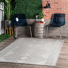 nuLOOM 6' 7" x 9' Ranya Tribal Indoor/Outdoor Area Rug