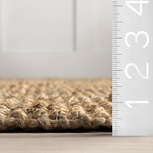 nuLOOM 6' x 9' Daniela Farmhouse Chunky Jute Area Rug 