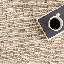 nuLOOM 6' x 9' Elfriede Farmhouse Jute Blend Area Rug 