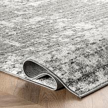 nuLOOM 7' 6" x 9' 6" Grey Deedra Modern Abstract Area Rug