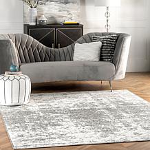 nuLOOM 7' 6" x 9' 6" Grey Deedra Modern Abstract Area Rug