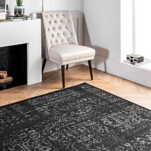 nuLOOM Arlena Vintage Traditional Area Rug 5' x 8' Black