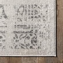 nuLOOM Arlena Vintage Traditional Area Rug 6' 7" x 9' Gray